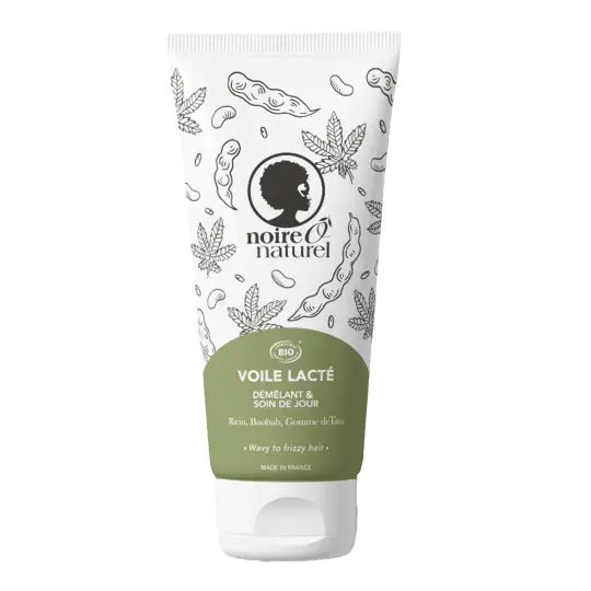 Soin Démêlant 2-en-1 Voile Lacté BIO - NoireÔnaturel