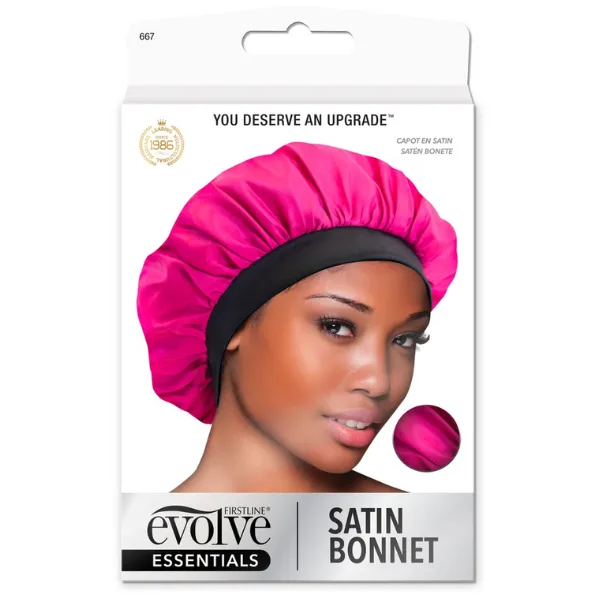 Bonnet en Satin Fuchsia - Evolve