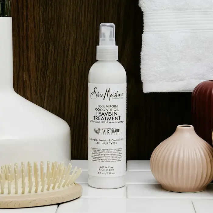 Leave-In Après-Shampooing Spray - Shea Moisture 100% Virgin Coconut Oil