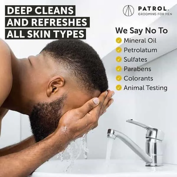 Nettoyant Purifiant Visage Homme Face Wash - Skin Patrol