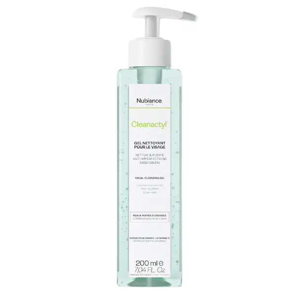 Gel Nettoyant Visage Anti-Imperfections Cleanactyl® - Nubiance