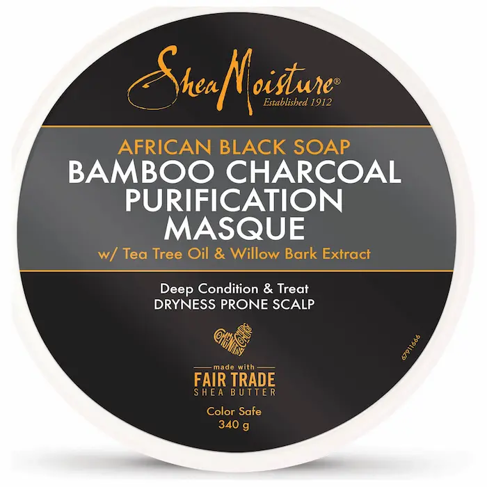 Masque Purifiant Black Soap Bamboo Charcoal - Shea Moisture