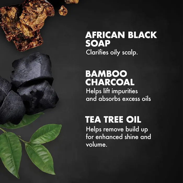 Masque Purifiant Black Soap Bamboo Charcoal - Shea Moisture