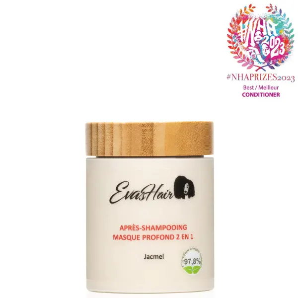 Soin 2-en-1 Masque profond & Après-shampoing Jacmel - Evashair