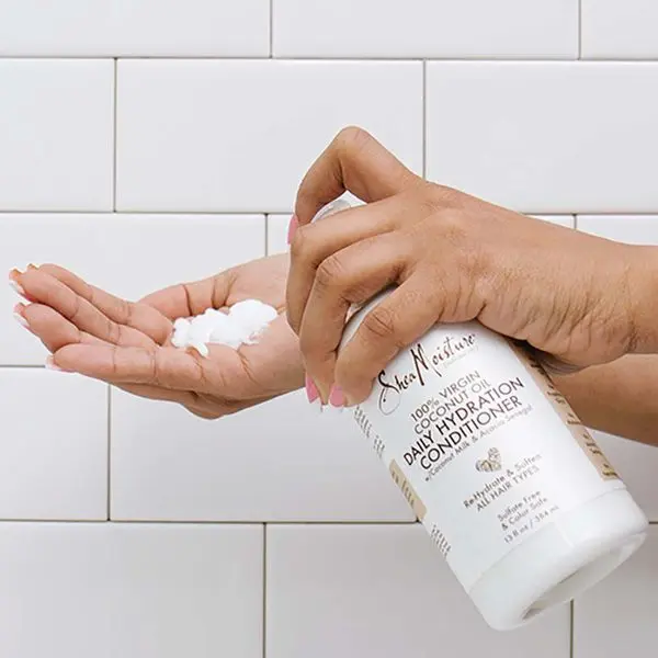 Daily Hydration Conditioner - Après-Shampooing - Shea Moisture 100% Virgin Coconut Oil