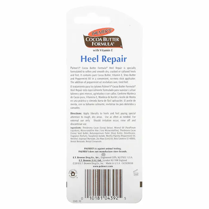 Soin Pieds et Talons secs Heel Repair - Palmer's Cocoa Butter