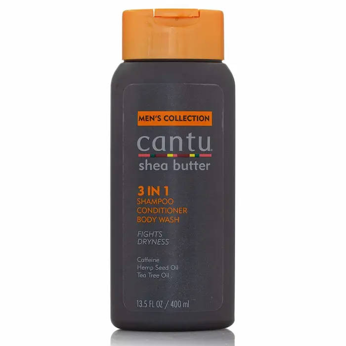 Shampoing 3 en 1 Homme Conditioner Body Wash - Cantu Men's