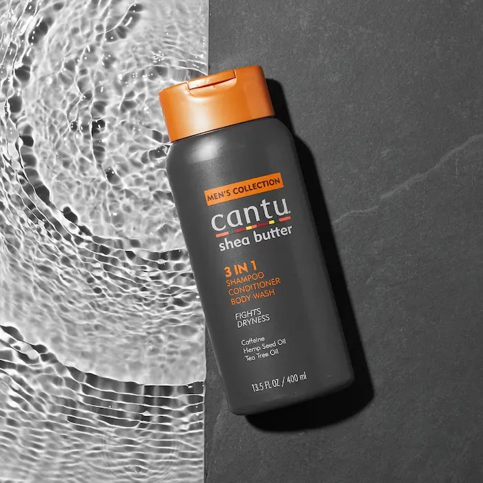 Shampoing 3 en 1 Homme Conditioner Body Wash - Cantu Men's