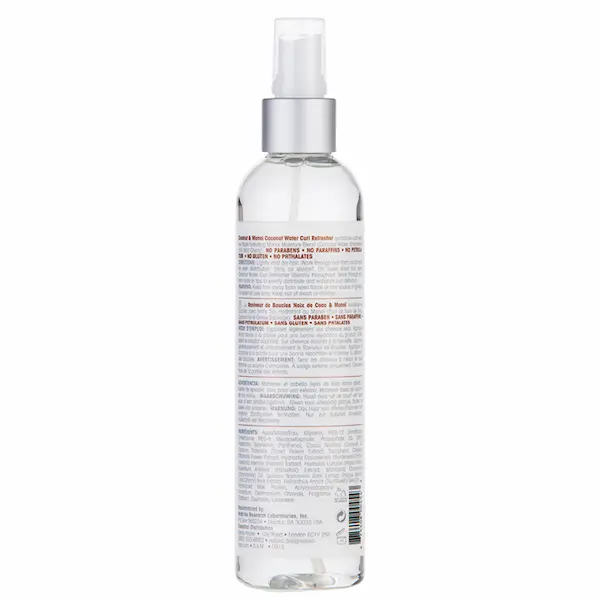 Coconut Water Curl Refresher Spray Hydratant - Design Essentials Coconut & Monoï