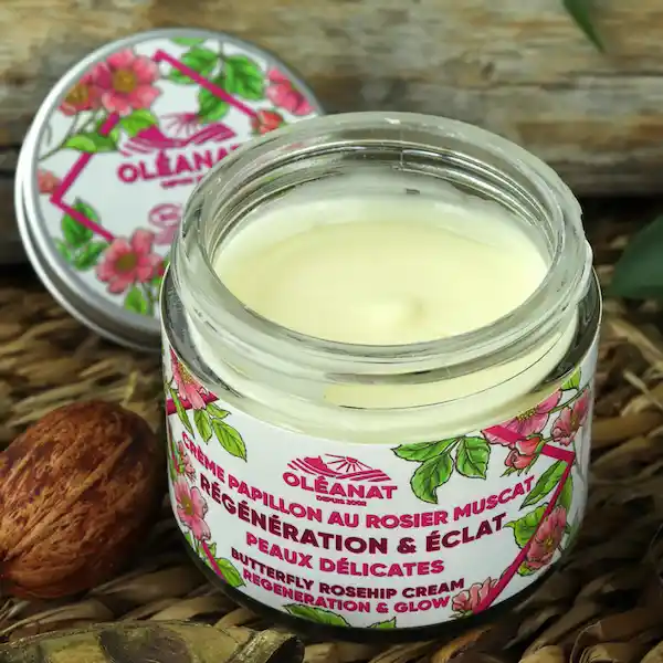 Crème Soin Papillon Bio au Rosier Muscat - Oléanat
