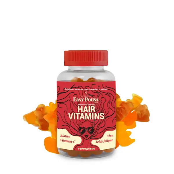 Gummies Hair Vitamins - Easy Pouss