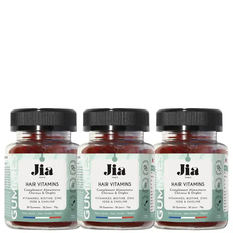 Cure Pousse Cheveux et Ongles 3 mois Volume & Chute - Jia Paris
