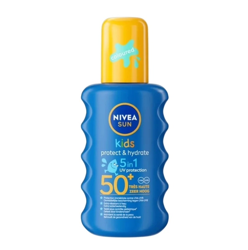 Nivea Sun Kids Protect & Hydrate Spf 50+ – Lait Solaire Enfants Très Haute Protection Uv Résistant À L’Eau