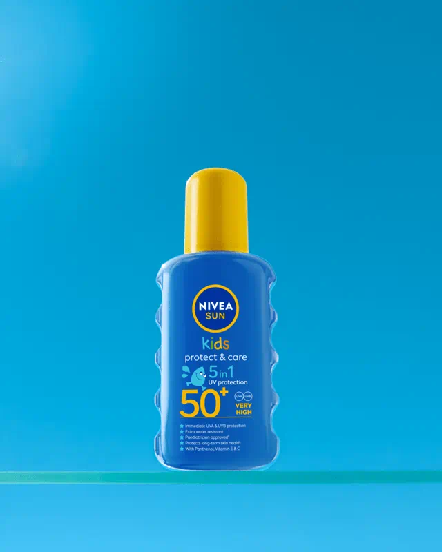 Nivea Sun Kids Protect & Hydrate Spf 50+ – Lait Solaire Enfants Très Haute Protection Uv Résistant À L’Eau