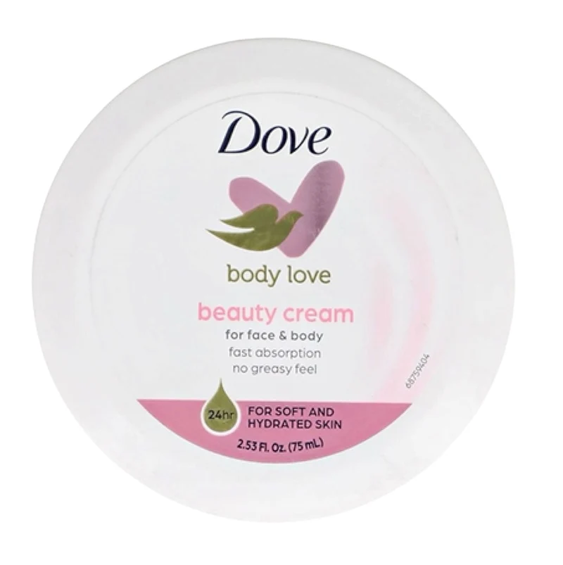 Dove Body Love Beauty Cream Crème Hydratante Visage & Corps
