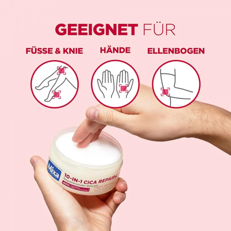 Mixa Cica Réparation 10En1 Pommade Ultra-Réparatrice 40% Glycérine Urée & Allantoïne Peaux Très Sèches