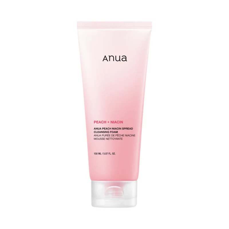Nettoyant pêche et niacinamide