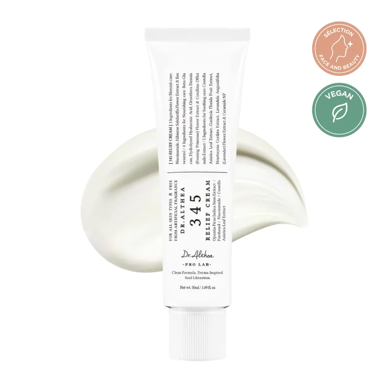Crème hydratante réparatrice 345 relief