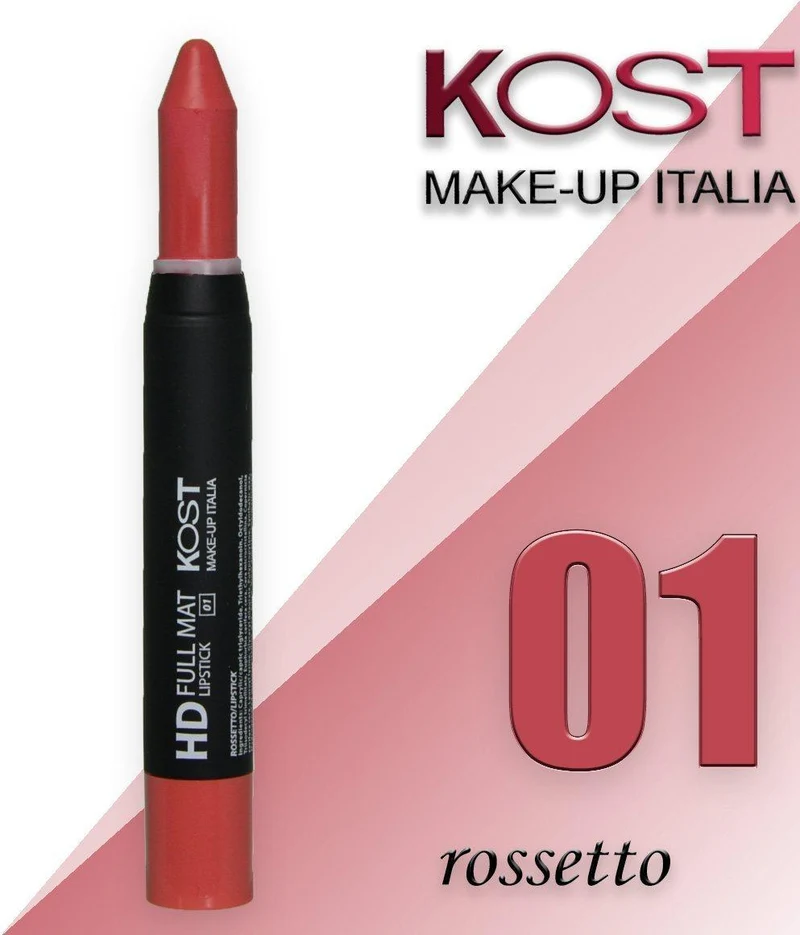 Kost Make Up Rossetto opaco Full Hd 01 — Rossetto