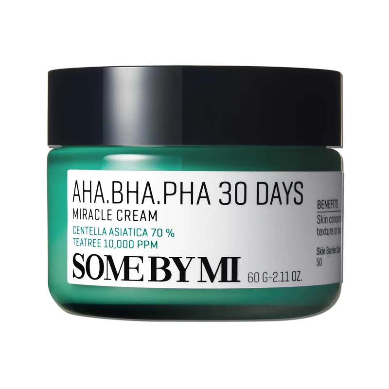 Crème acné réparatrice AHA BHA PHA