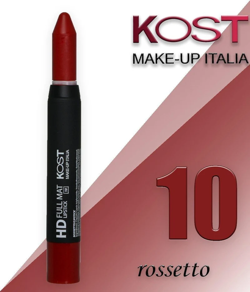 Kost Make Up Hd Full Mat rossetto 10 — Rossetto