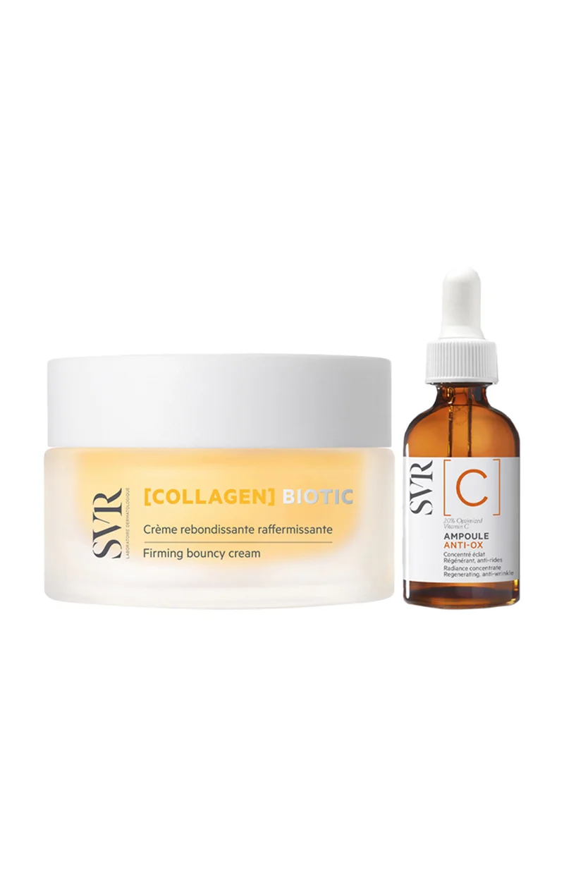 Concentré éclat & crème anti-âge - Vitamine C & Biotic - Visage