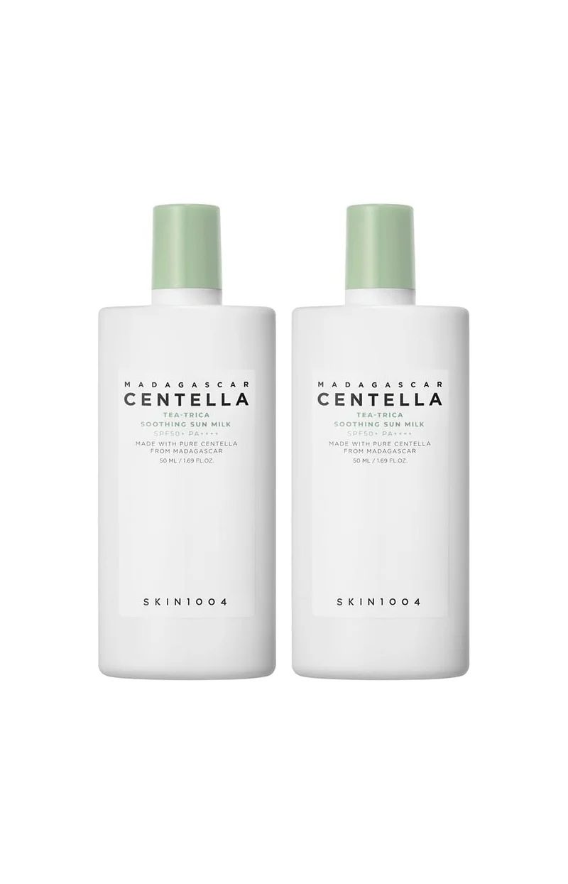 Laits solaires SPF50 - Madagascar Centella - 2 x 50 ml