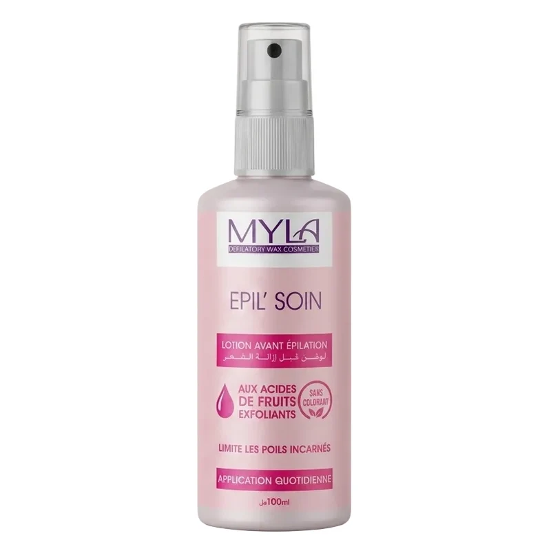 Myla Epil Soin 100Ml Lotion Avant Epilation Aux Acides De Fruits Exfoliants