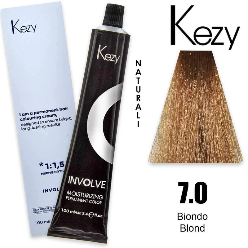 Kezy Involve Color 7.0 biondo 100 ml — Colorazione capelli