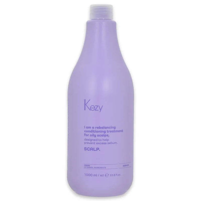 Kezy Conditioner capelli trattamento riequilibrante cuoio capelluto 1000 ml — Balsamo capelli