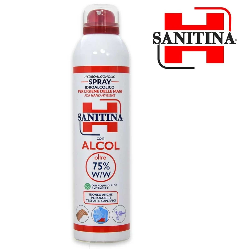 Kerol Sanitina spray alcol 75% 300 ml — Igienizzante mani e superfici