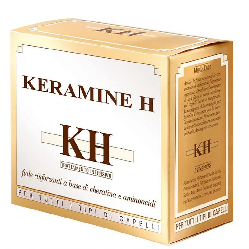 Keramina Fiale rinforzanti cheratina e aminoacidi 1 pz — Fiale capelli