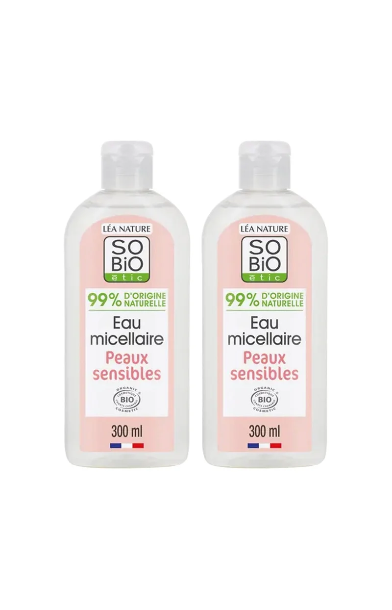 Eaux micellaires - Peaux sensibles - Camomille bio - Visage - 2 x 300 ml