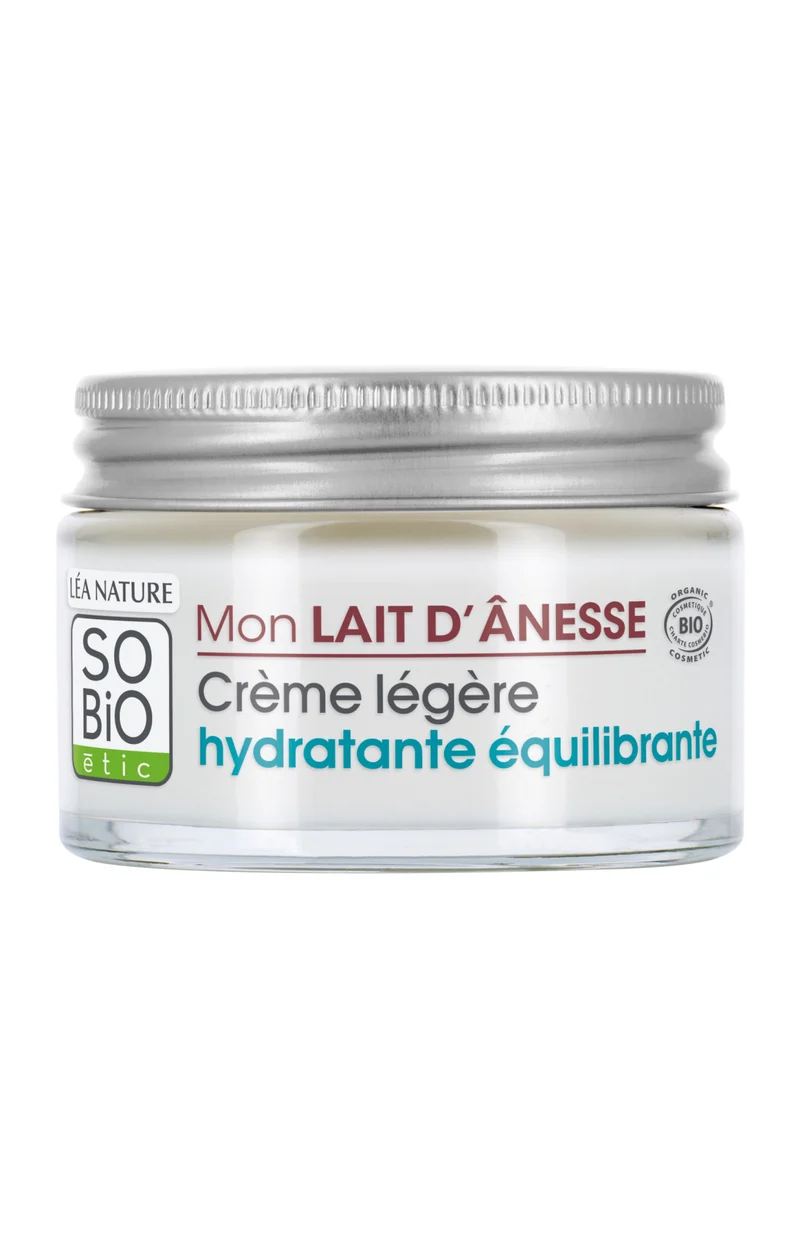Crème légère hydratante équilibrante - Mon Lait d'Ânesse - 50 ml