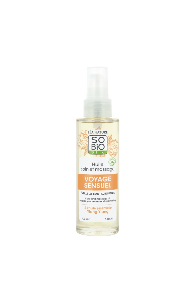 Huile de soin & massage - Voyage sensuel - 100 ml