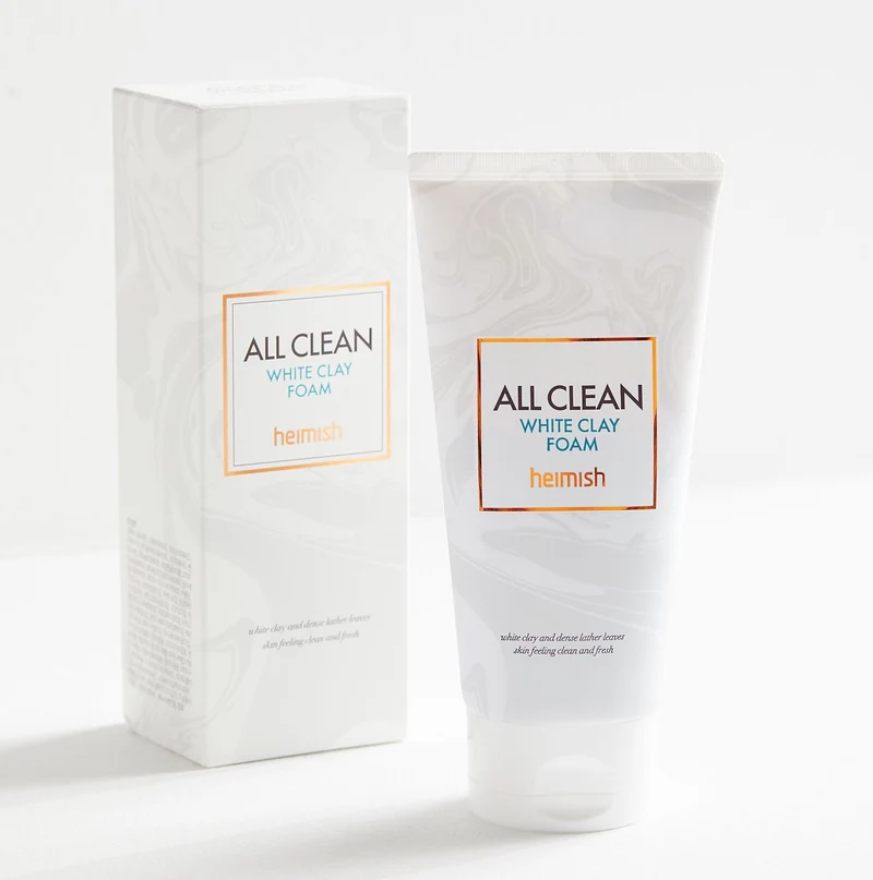 Mousse nettoyante argile blanche