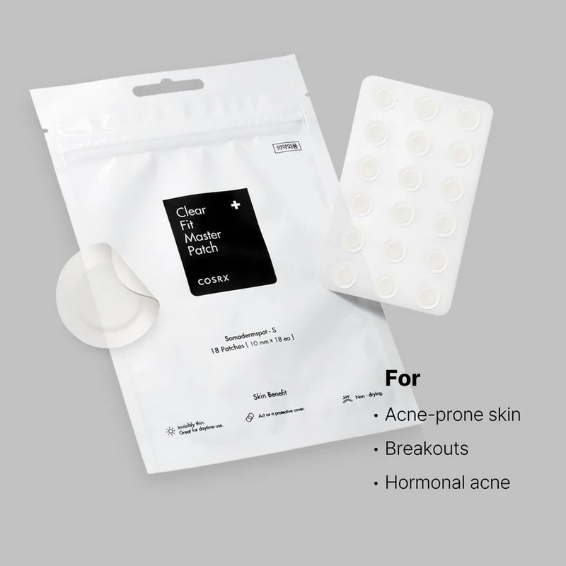 Clear Fit patch pour bouton (très fins) 18 patchs