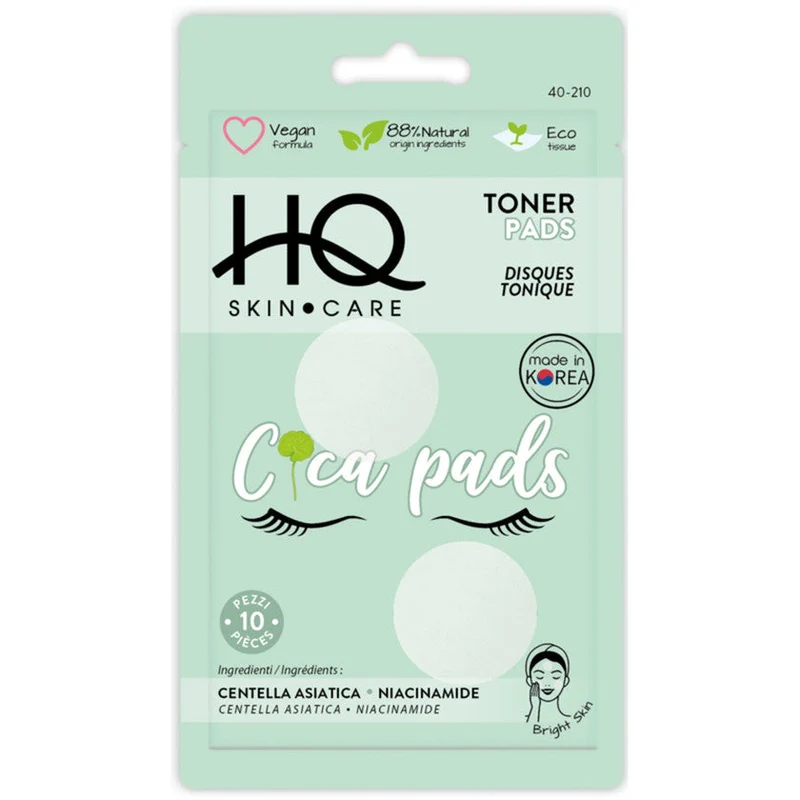 Hq Skin Care Cica Tonico Dischetti 10 pezzi — Dischetti tonico viso