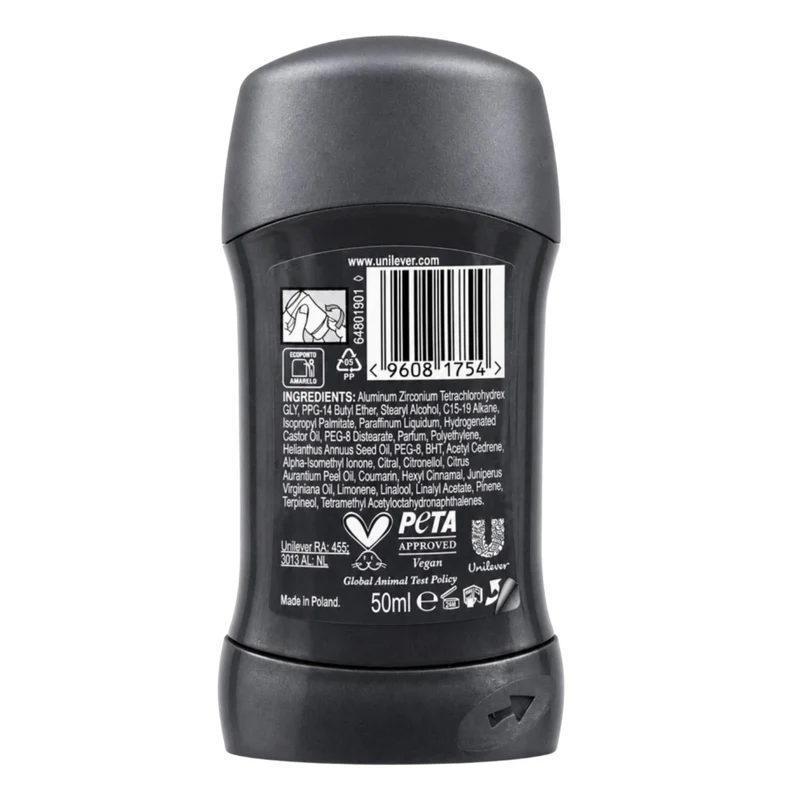 Dove Men+Care Déodorant Stick 46H Protection Clean