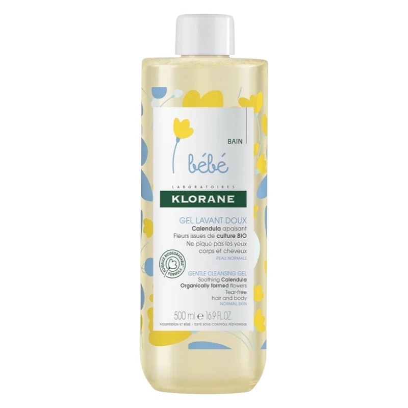 Klorane Bébé Gel Lavant Doux Au Calendula Apaisant Flacon
