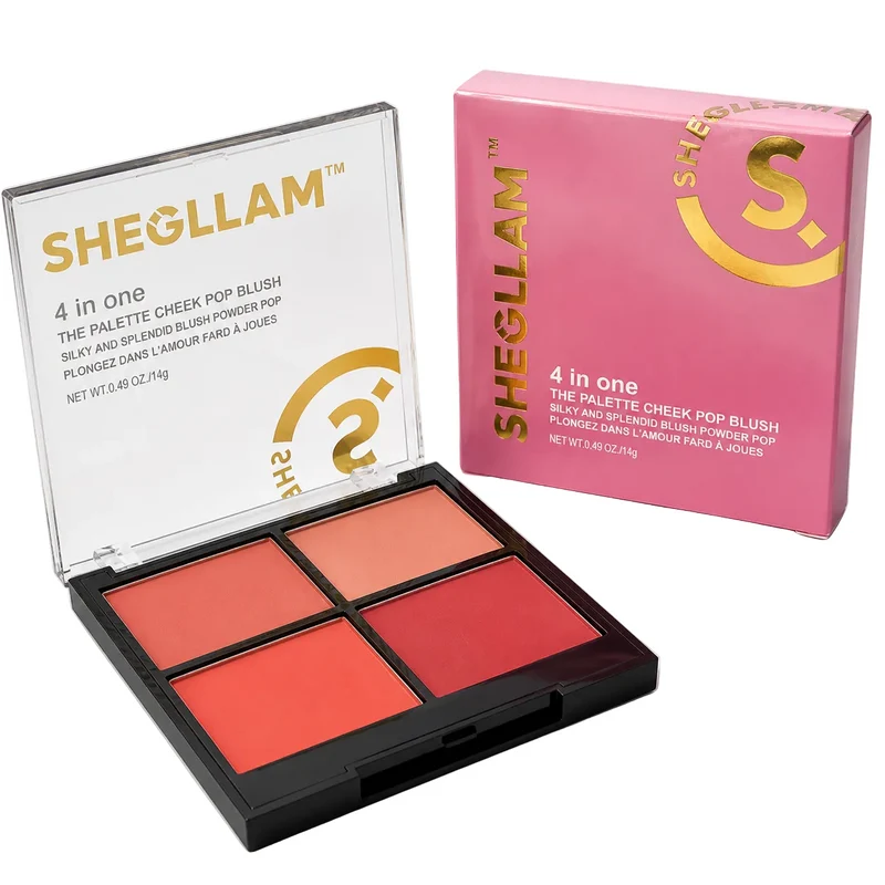 Shegllam 4 In One Palette Cheek Pop Blush