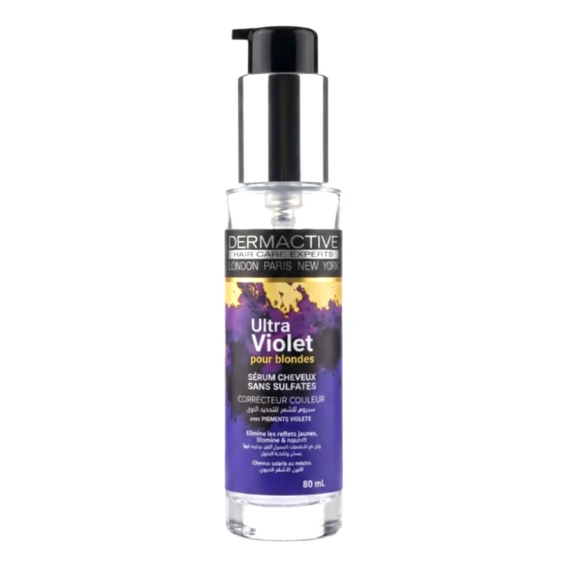 Dermactive Hair Care Experts London Paris New York Ultra Violet Sérum Cheveux Sans Sulfates