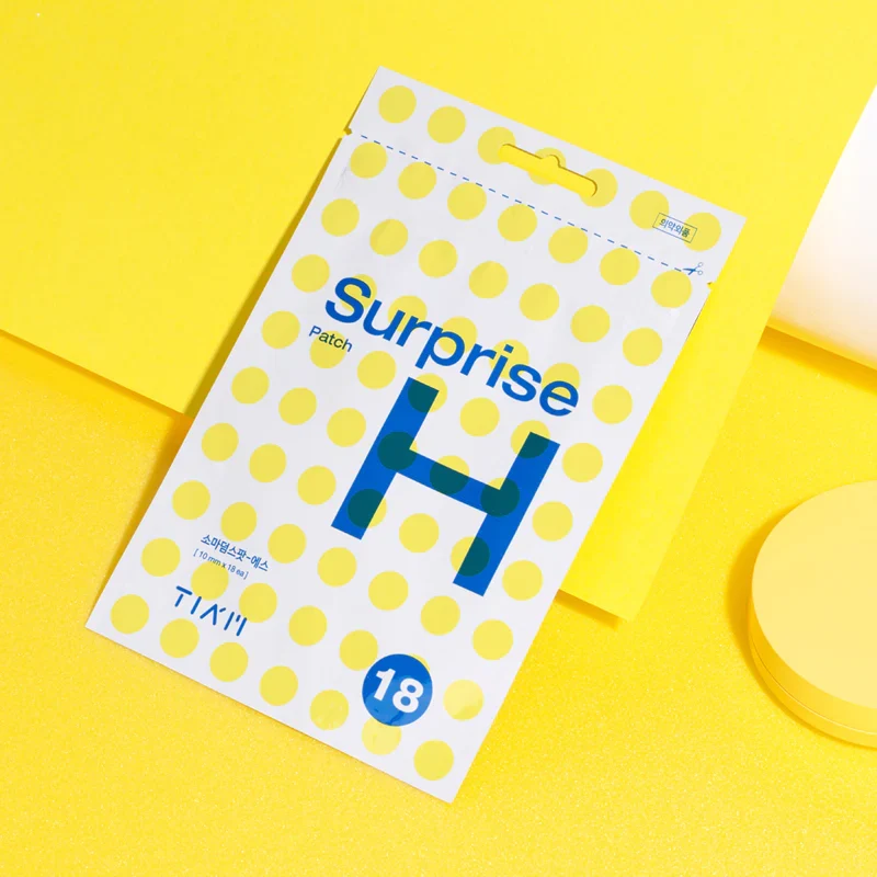 Patchs bouton Surprise H - Ultra fin invisible (18 patchs taille unique)
