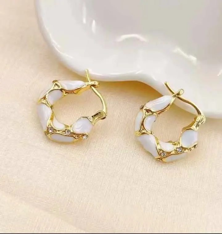 Boucles D'Oreilles Créoles En Acier Inoxydable Pour Femmes