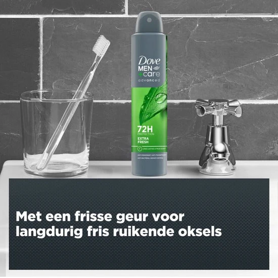 Dove Men+ Care Advanced Déodorant Extra Fresh Anti Transpirant 72H Protection Spray