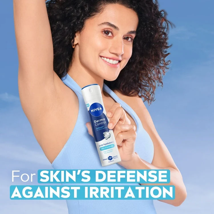 Nivea Déodorant Derma Control Pure Hyaluron Pro-Vitam8N B5 0% Alcohol Spray