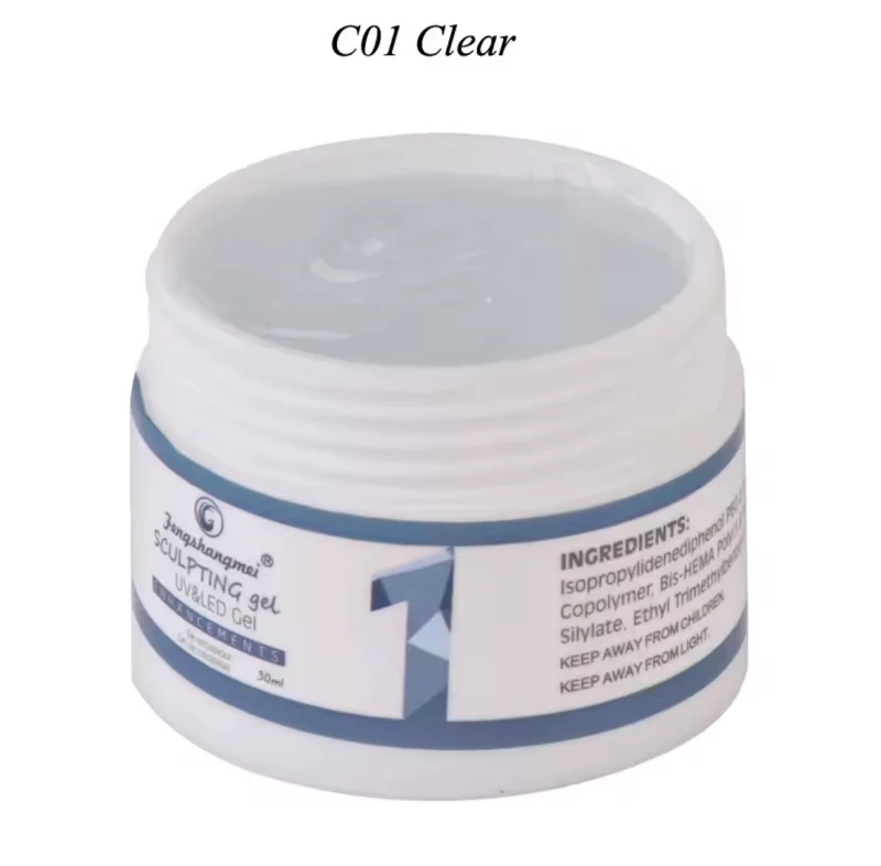 Fengshangmei Gel Constructeur Led/Uv 15G Et Gel Modélisation Extension Dure Et Rapide Retrait Facile