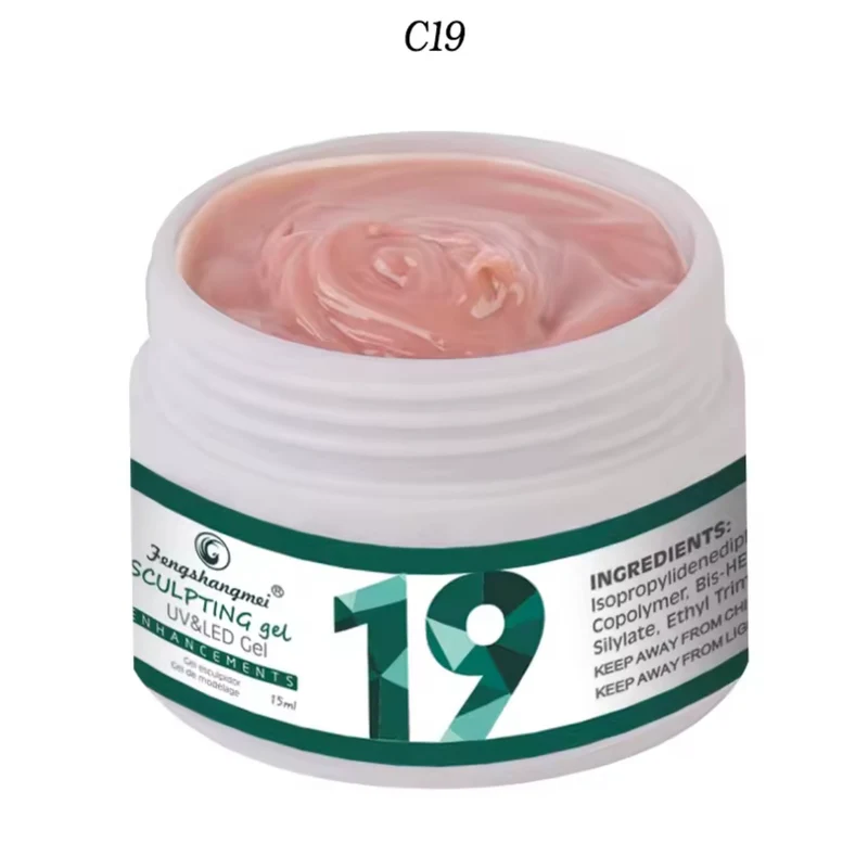 Fengshangmei Gel Constructeur Led/Uv 15G Et Gel Modélisation Extension Dure Et Rapide Retrait Facile