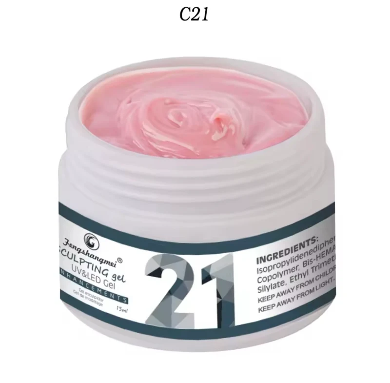 Fengshangmei Gel Constructeur Led/Uv 15G Et Gel Modélisation Extension Dure Et Rapide Retrait Facile