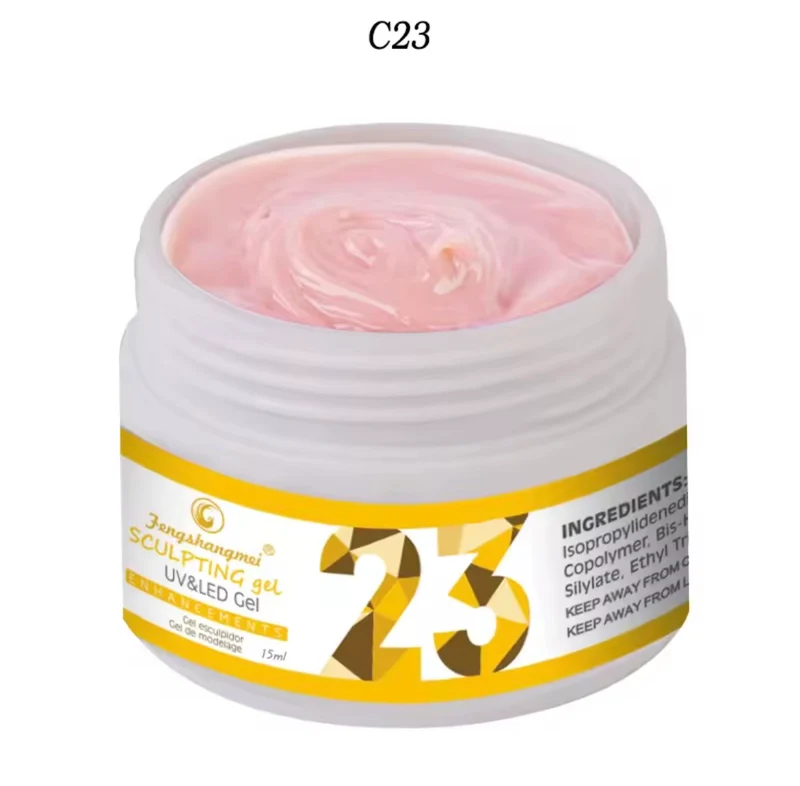 Fengshangmei Gel Constructeur Led/Uv 15G Et Gel Modélisation Extension Dure Et Rapide Retrait Facile